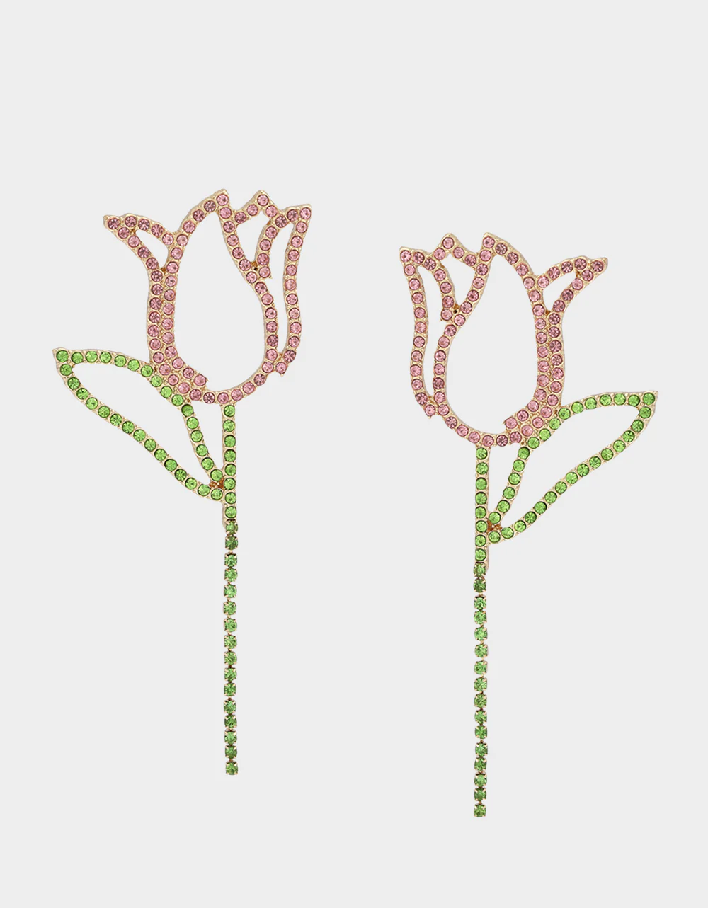 TULIP EARRINGS PINK - Image 2