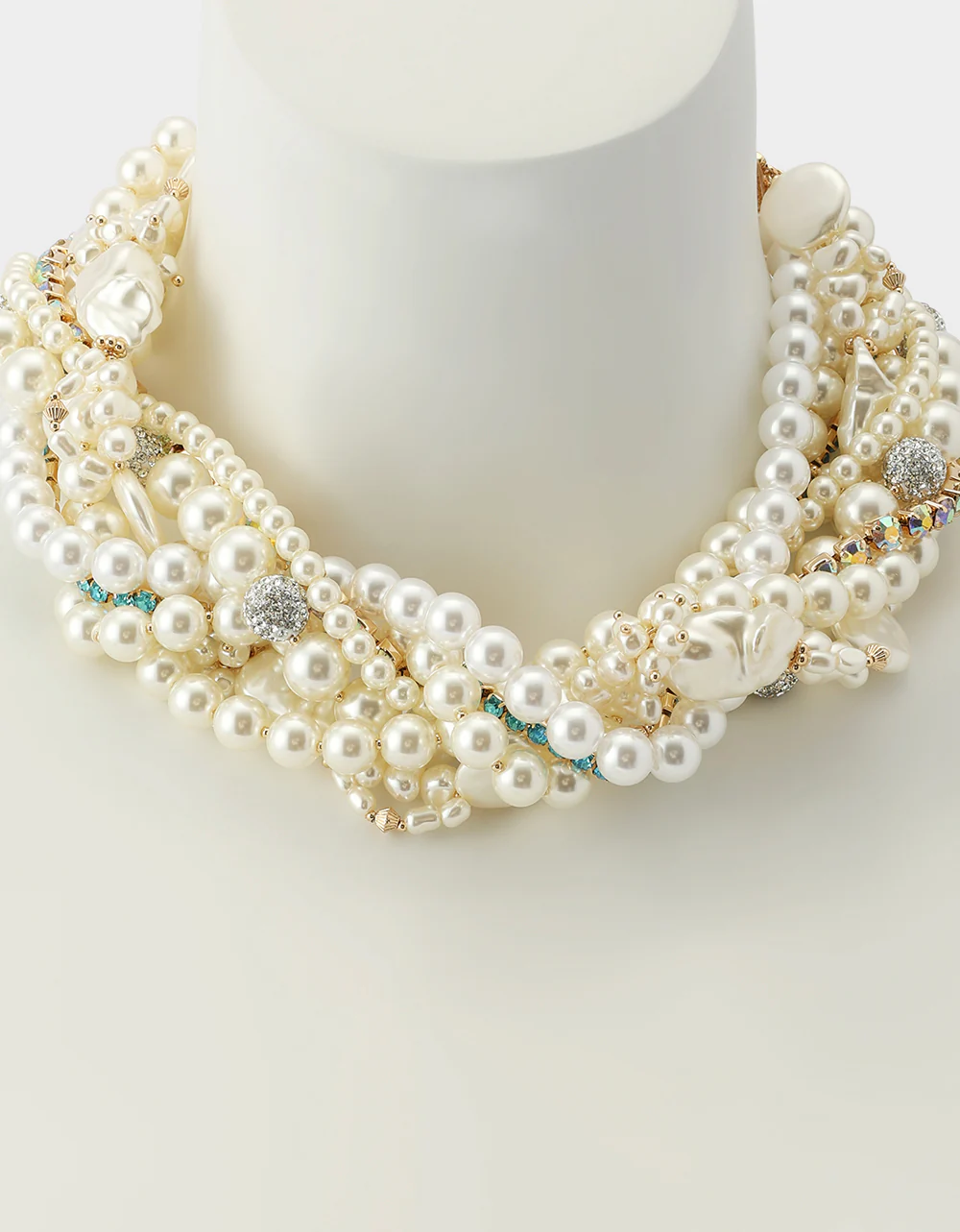 PEARL STRANDS COLLAR NECKLACE PEARL - Image 5