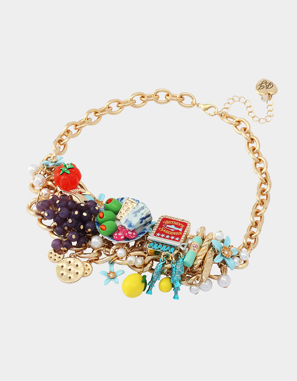 CHARCUTERIE BAUBLE FRONT NECKLACE MULTI - Image 3