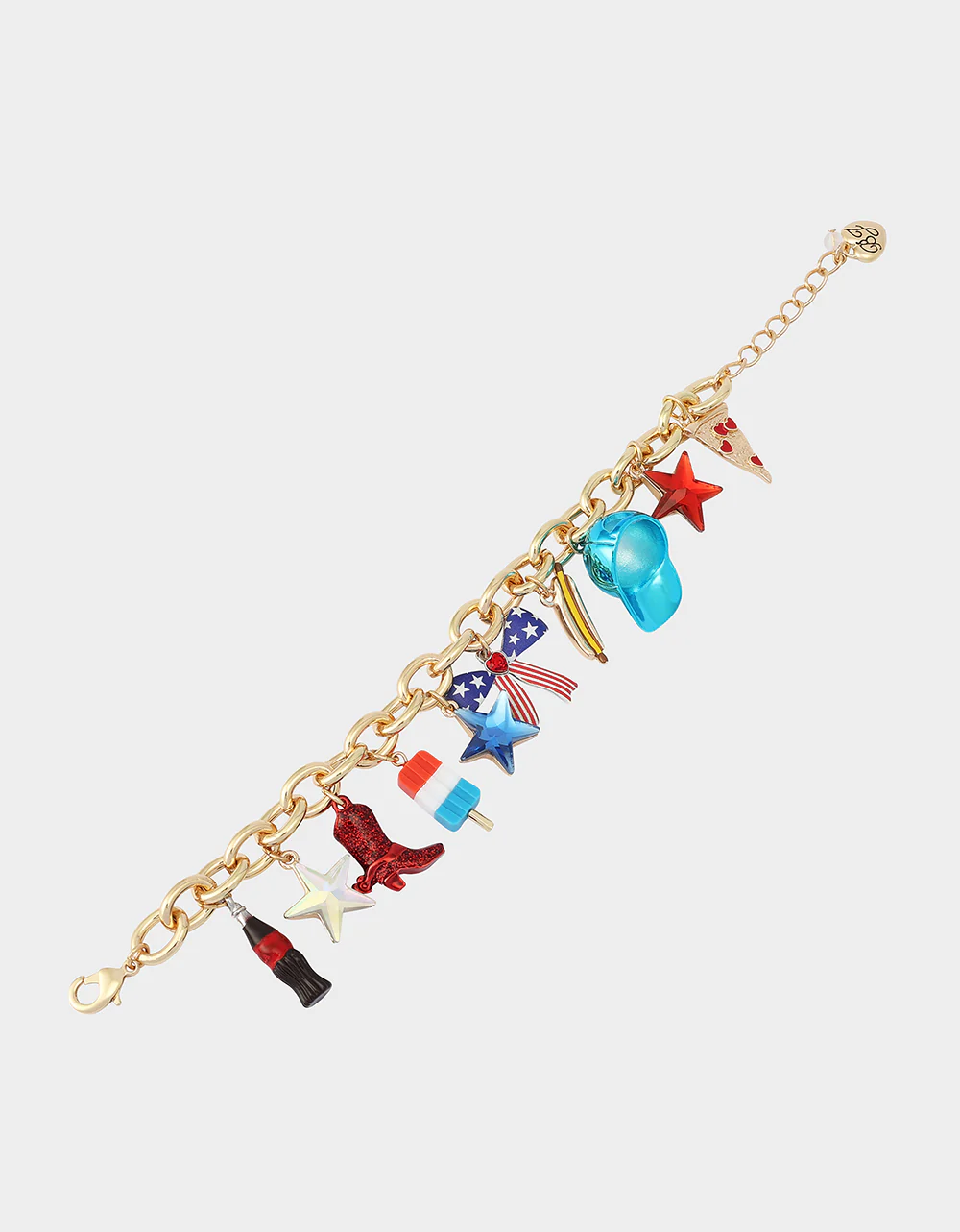 AMERICANA CHARM FLEX BRACELET RED - Image 3