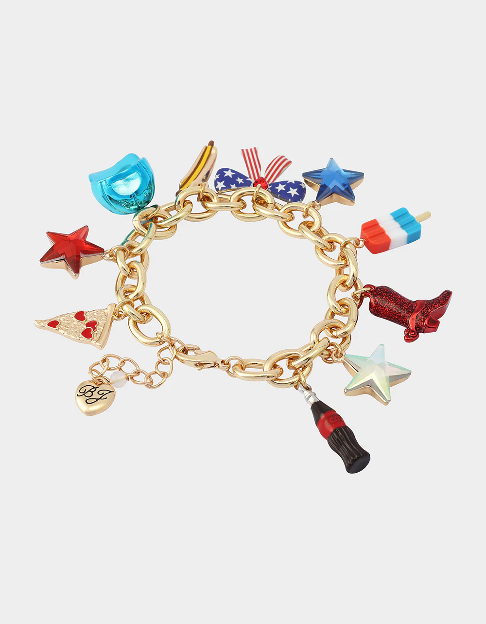 AMERICANA CHARM FLEX BRACELET RED - Image 5