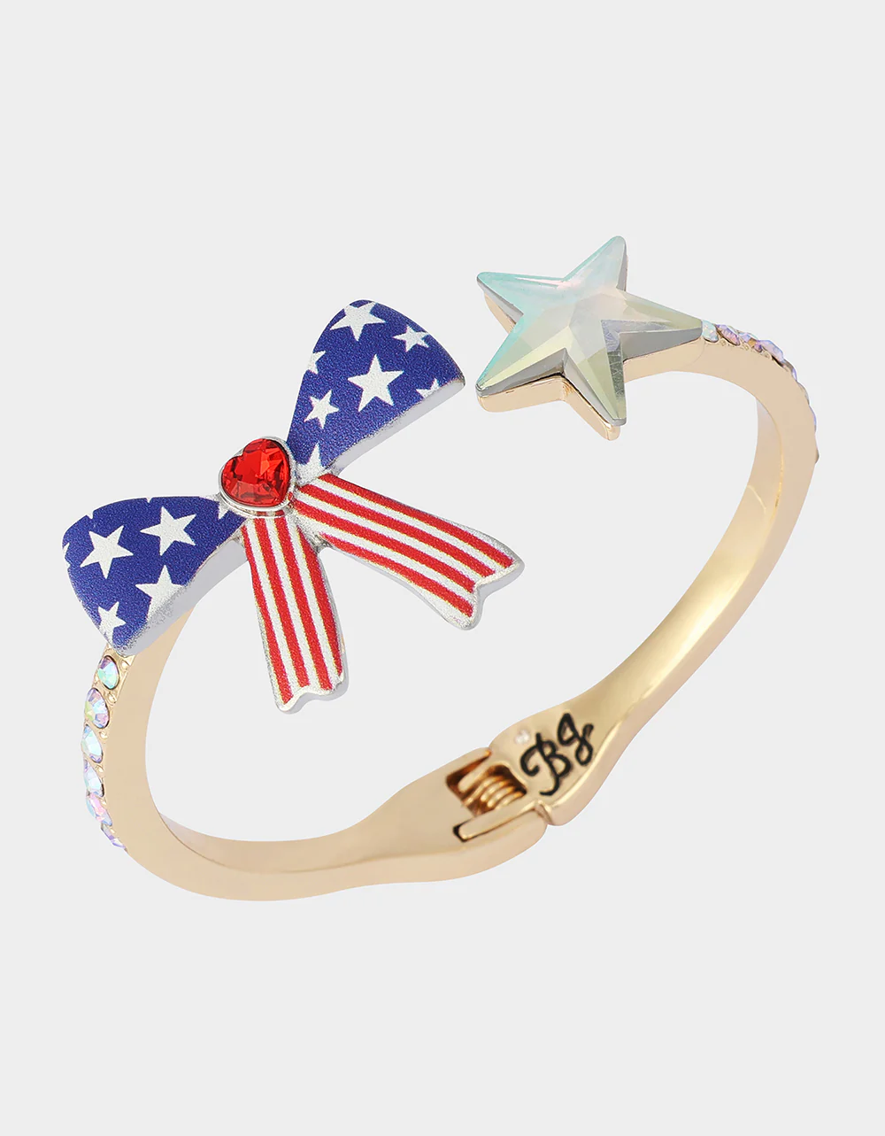 AMERICANA BOW HINGE BRACELET BLUE - Image 4