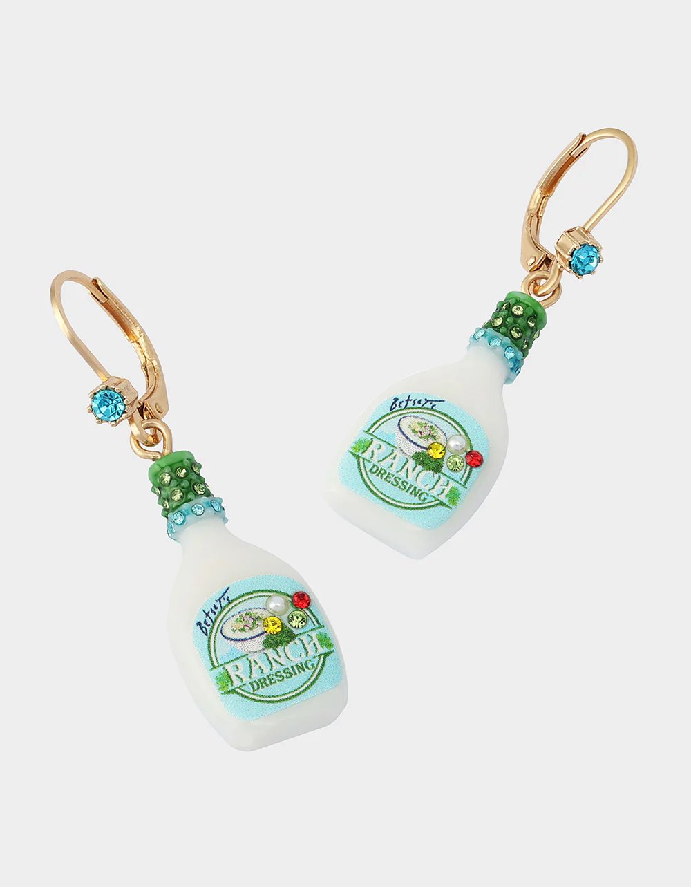 RANCH LEVER BACK EARRING TURQUOISE - Image 2