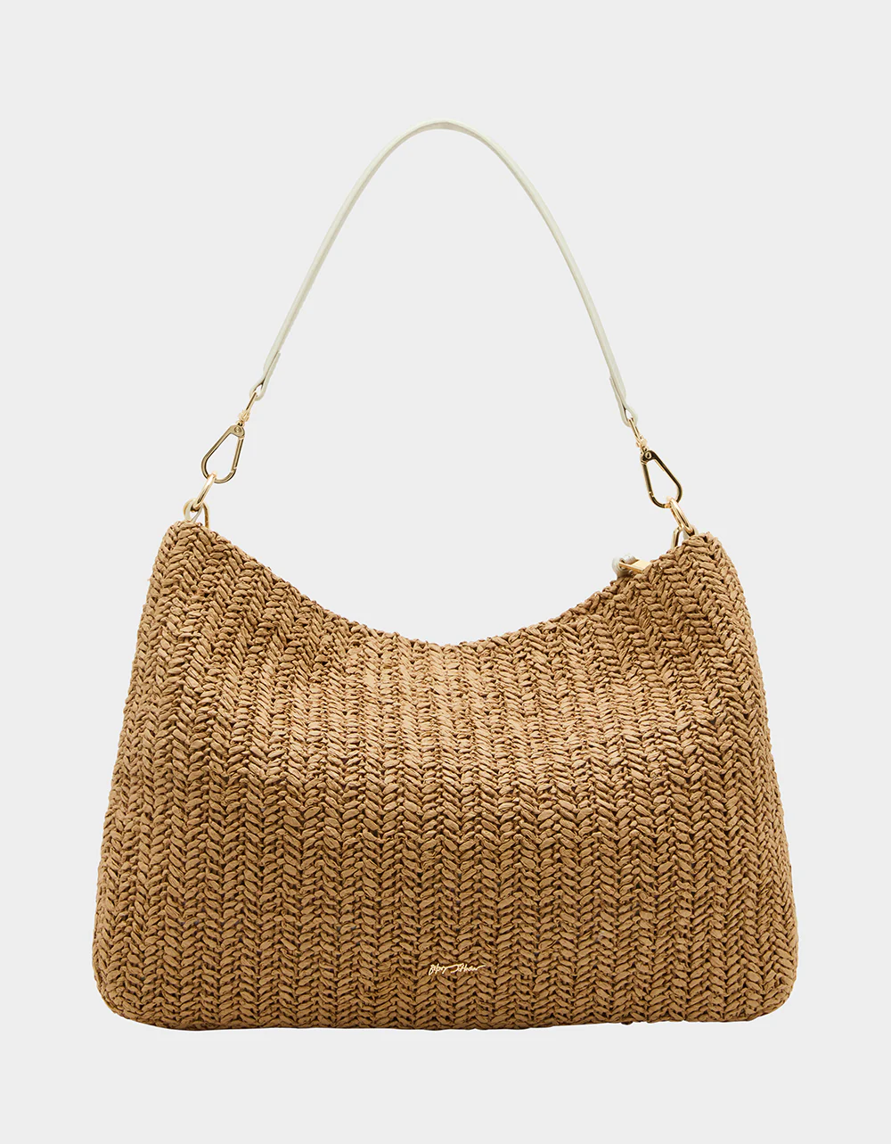 STRAW HOBO WITH PEARLS NATURAL - Image 6