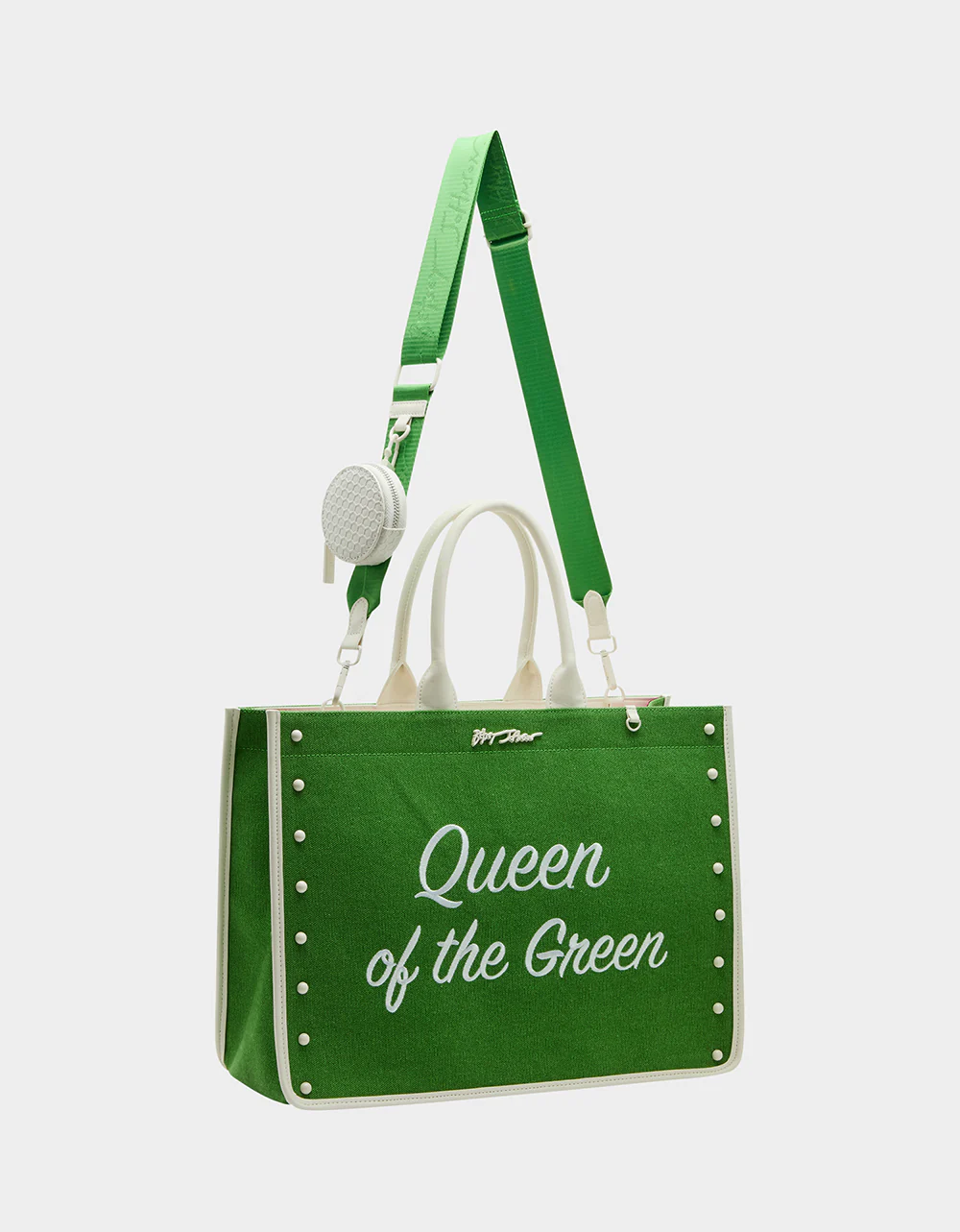 QUEEN OF THE GREEN CANVAS TOTE GREEN - Image 4
