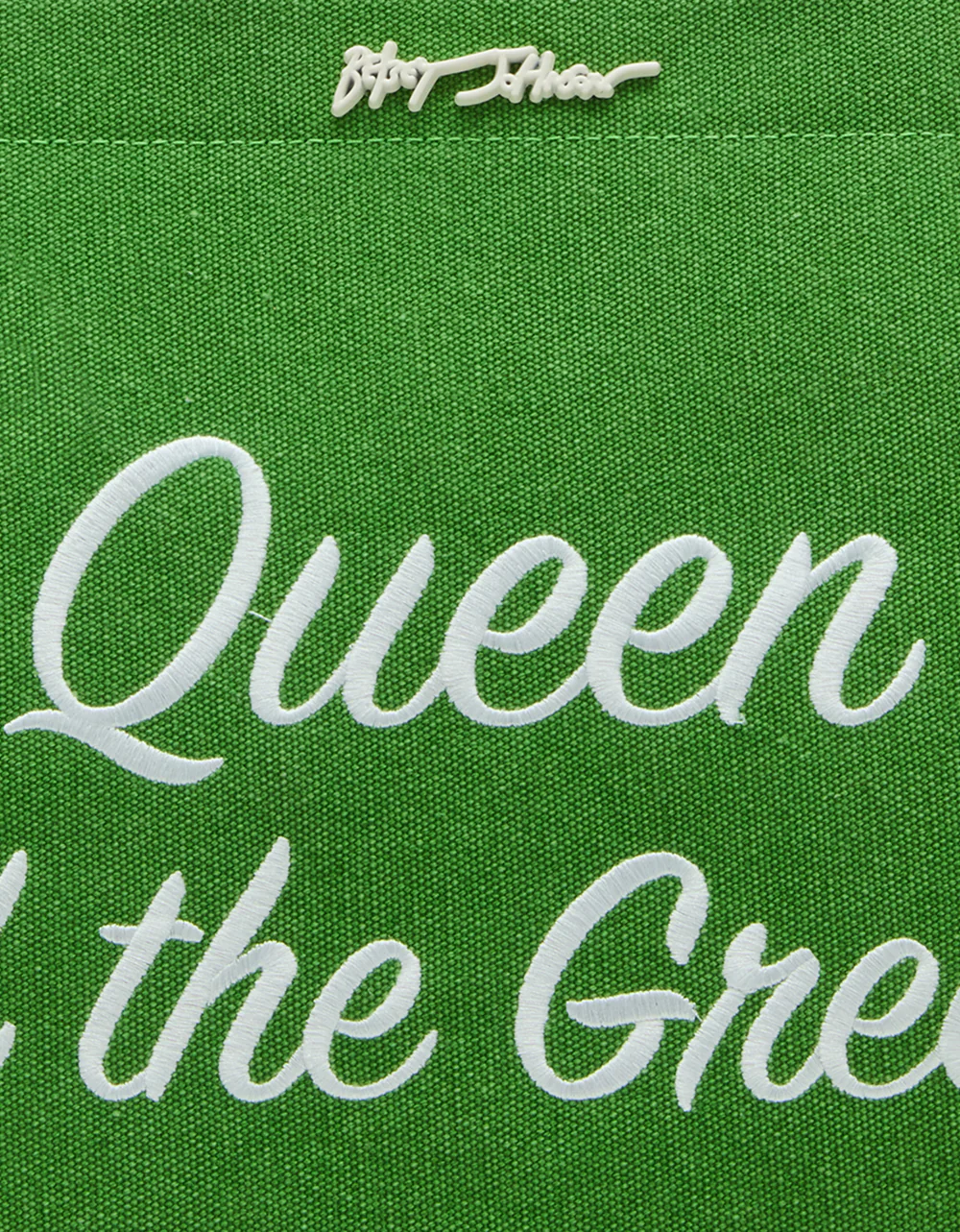 QUEEN OF THE GREEN CANVAS TOTE GREEN - Image 9