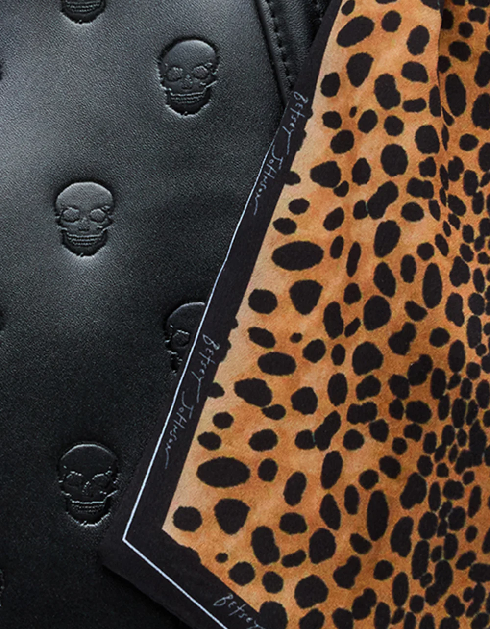 SKULLICIOUS TOTE WITH SCARF BLACK - Image 8