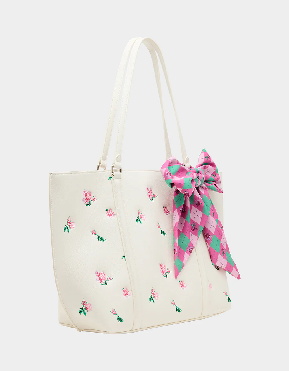ROSEBUD TOTE CREAM - Image 2