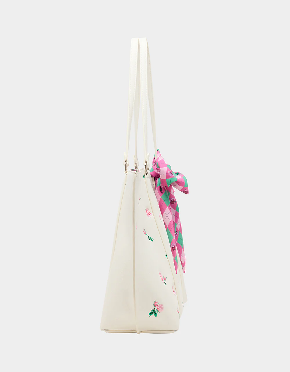 ROSEBUD TOTE CREAM - Image 3