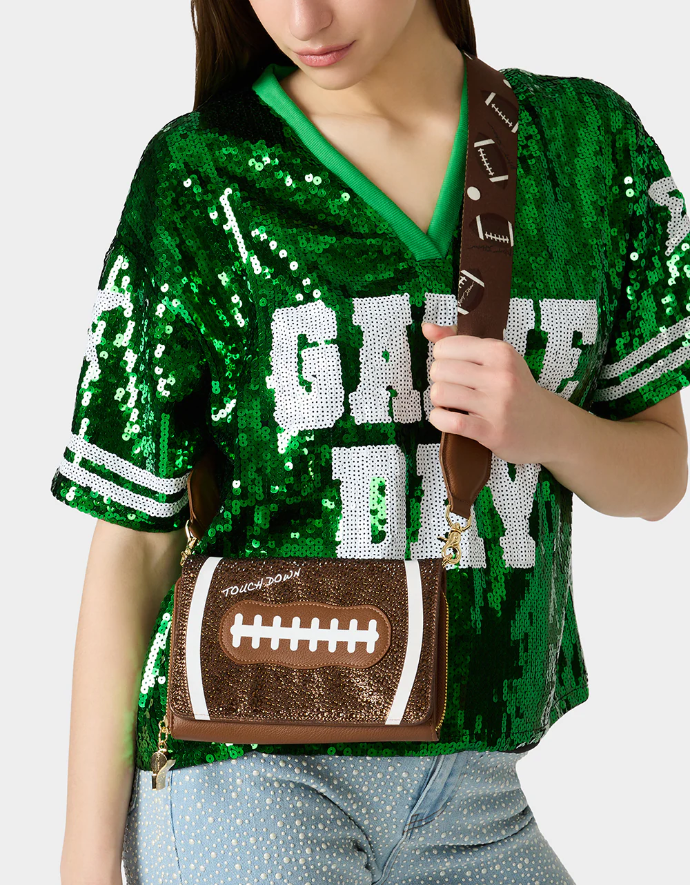 BLITZ & GLITZ WALLET ON CHAIN BROWN - Image 2