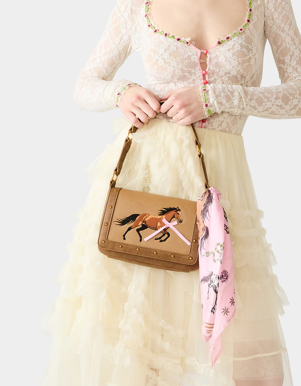 THE MANE EVENT SHOULDER BAG BROWN - Image 7