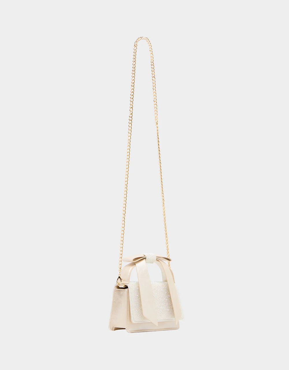 BOW FLAP MINI BAG IVORY - Image 3