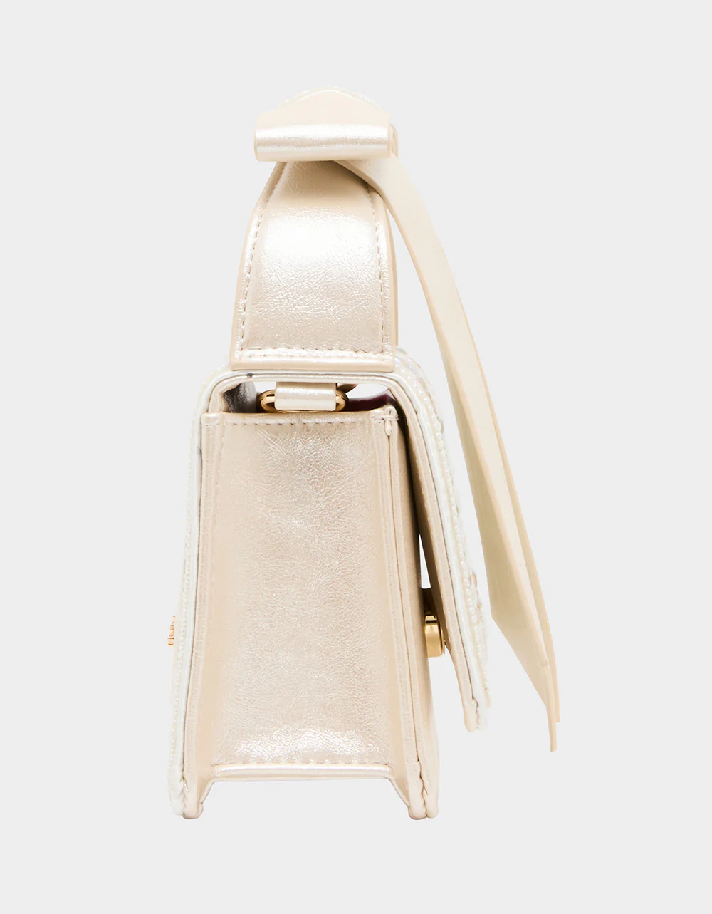 BOW FLAP MINI BAG IVORY - Image 4