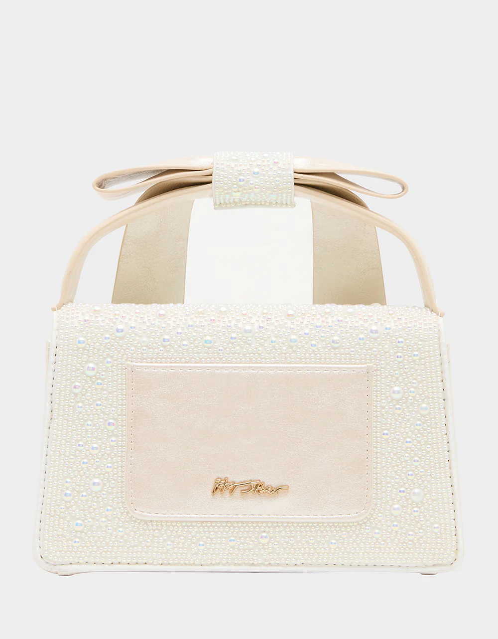 BOW FLAP MINI BAG IVORY - Image 6