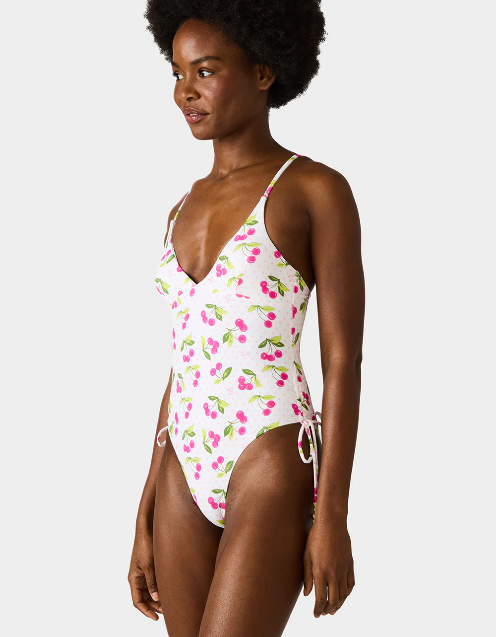 JUICY CHERRY ONE PIECE SWIMSUIT PINK MULTI - Image 5