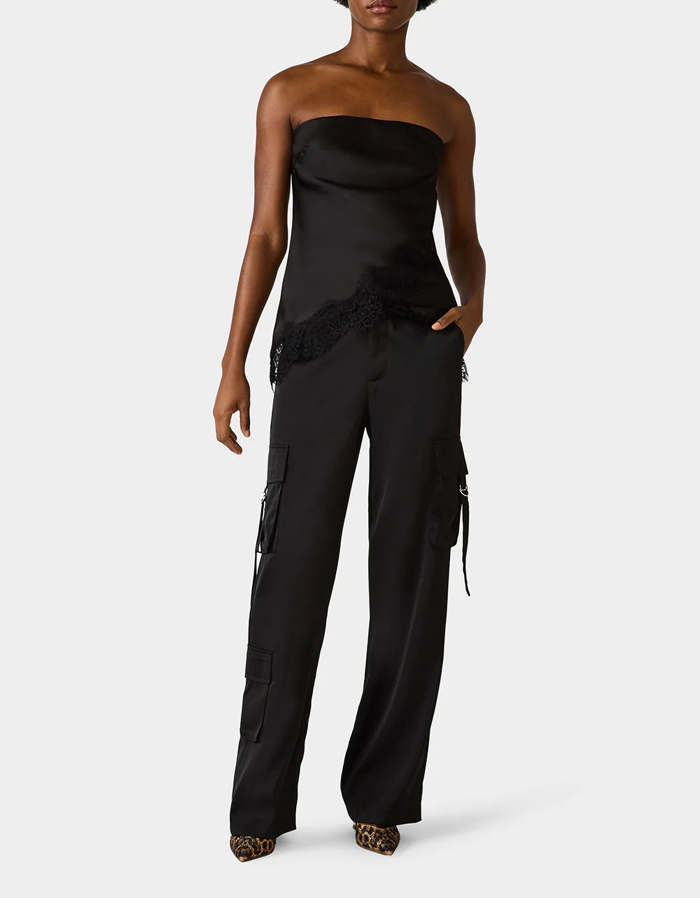 LACE AFFAIR TOP BLACK - Image 3