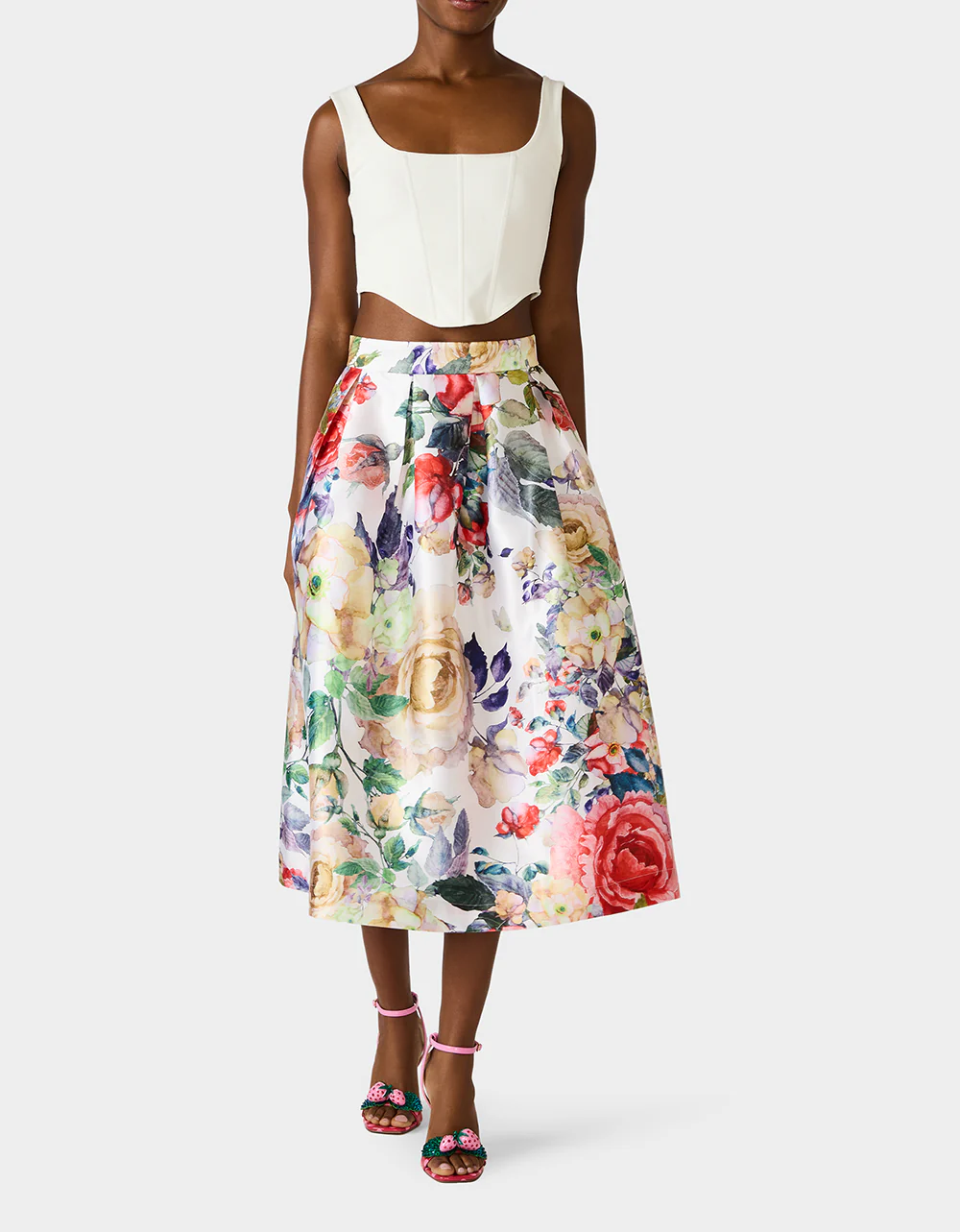 BOTANQUE SKIRT IVORY - Image 3