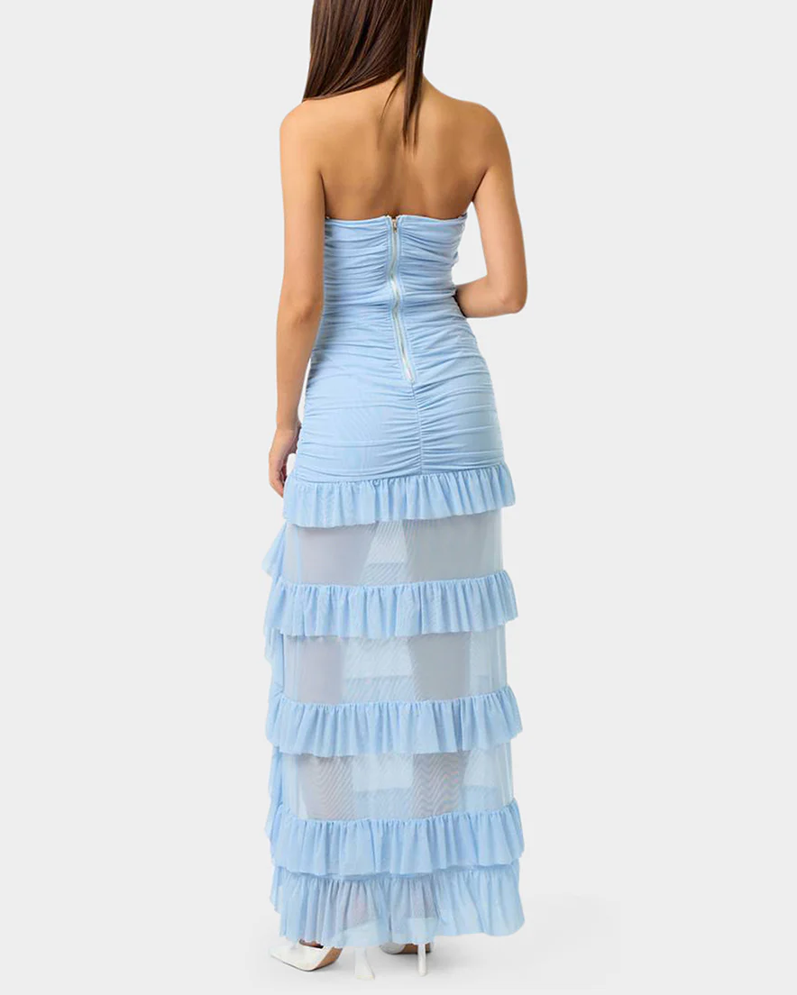 BLUE MIRAGE GOWN LIGHT BLUE - Image 3