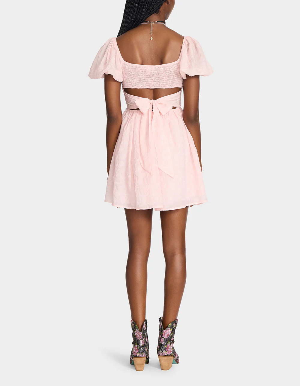 BLUSH RUSH DRESS PALE PINK - Image 3