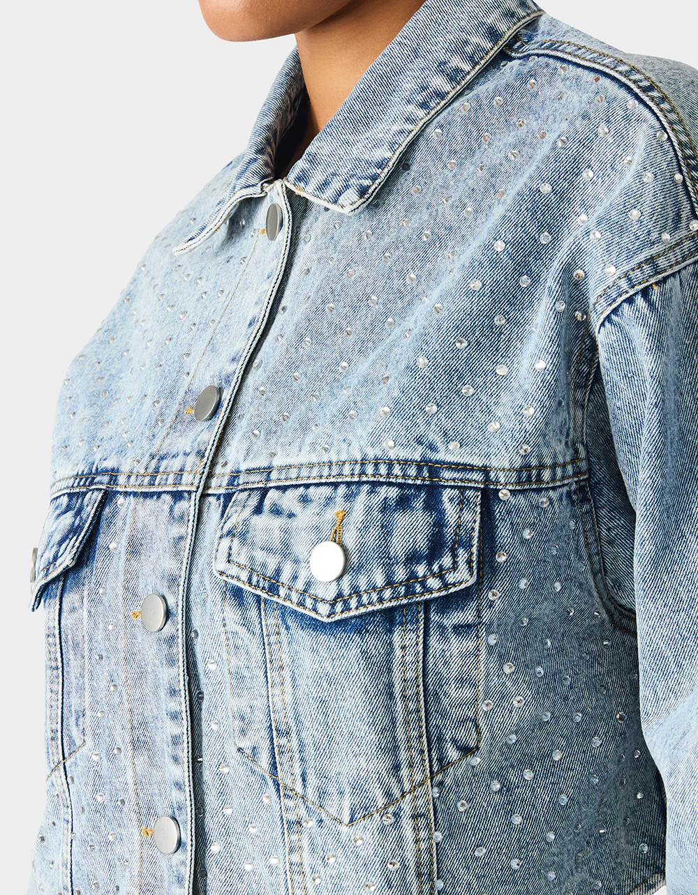 SPARKLE DENIM JACKET - Image 3