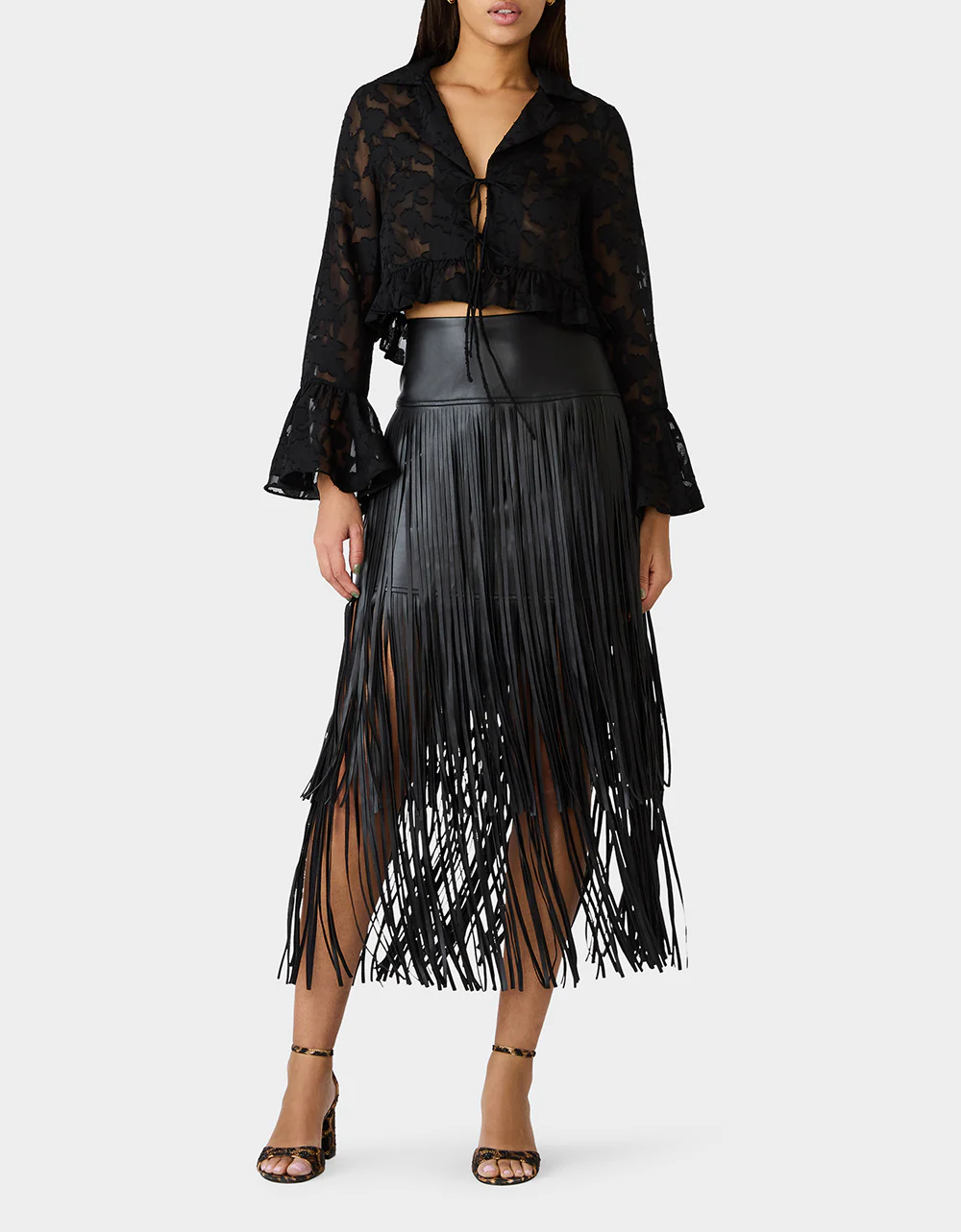 OPHELIA NOIR BLOUSE BLACK - Image 3